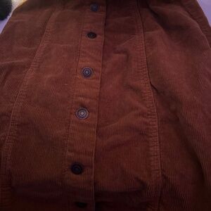 fall button up dress